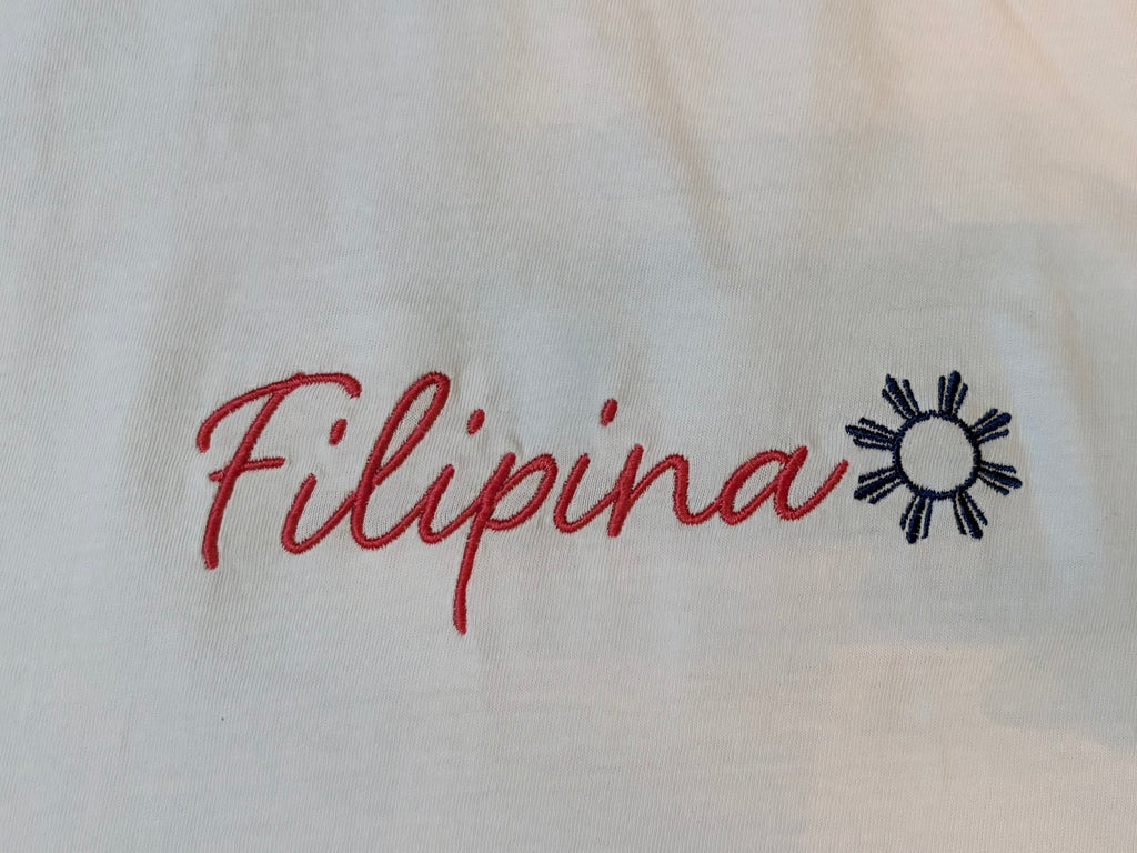 Filipina with sun