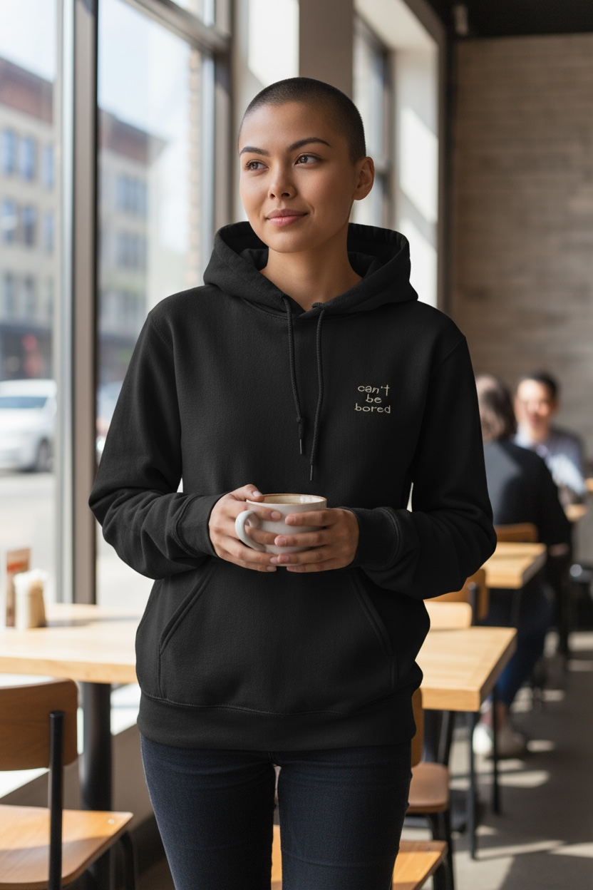 Just "can't be bored"